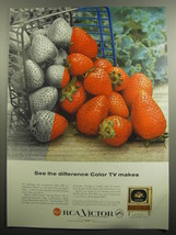 1957 RCA Victor Anderson Television Ad - See the difference color TV makes - £14.82 GBP