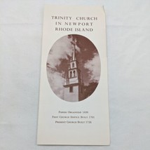 Trinity Church In Newport Rhode Island Brochure - $19.79