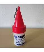 Floating Bobber Keychain Eagle Nest Marina Spring Hill Florida Advertising - $168.96 MXN
