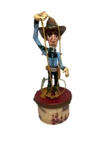 Seasons of Cannon Falls Cowboy with Lariat Container Figure 11.25 in Western - £18.97 GBP