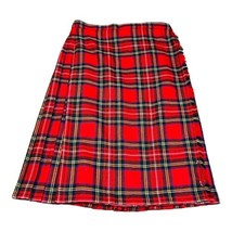 Vintage Highland Home Industries Kilt Skirt women&#39;s sz 18 Scotland tarta... - £44.11 GBP