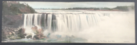 1905 Rotograph Bi-Fold Horse Shoe Falls Niagara Falls Postcard New York NY - £14.64 GBP