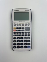 Casio FX-9750GII Graphing Calculator White with Cover Tested &amp; Working - £12.39 GBP