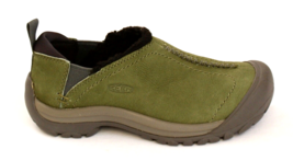 Keen Green Leather Kaci Winter Fleece Lined Slip On Shoes Women&#39;s Size 5 - £99.21 GBP