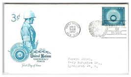 Scott #1050 1957 UN Emergency Force First Day Cover FDC Artmaster - $8.09