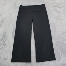 Lululemon Pants Womens 4 Black Plain Low Rise Banded Waist Activewear Yoga* - £23.45 GBP