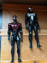 Lot of Large Black w White VENOM or Red Spiderman Jointed Plastic Marvel... - £11.80 GBP