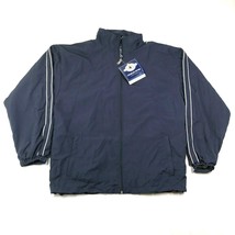 NWT Charles River Apparel Mens S Blank Navy Blue Windbreaker The Finalist Jacket - £14.93 GBP