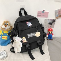 Small women&#39;s backpack girls school bag waterproof nylon fashion Japanese casual - £27.93 GBP