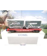 LIONEL TRAINS -POST-WAR CELEBRATION 39423- #3460 LIONEL FLAT W/TRAILERS-... - $42.70