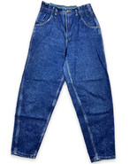 Vtg LEE High Waisted Front Pleated Baggy Denim Mom Jeans USA Women's 11 | 29x30 - £23.70 GBP