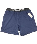 Calvin Klein Men's Knit Sleep/lounge Shorts Large 36-38  Blue NP2610 - $27.99