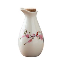 Ceramic Japanese Sake Pot Porcelain Sake Bottle Traditional Liquor Wine Jug #12( - £26.23 GBP