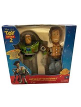 Disney Toy Story 2 BUZZ Lightyear Woody Interactive Ultimate Talking Figures - £184.10 GBP