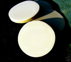 THREE 2.0&quot; POLYURETHANE Round Disk for Poker Card Marker scrimshaw, jewelry - £3.15 GBP