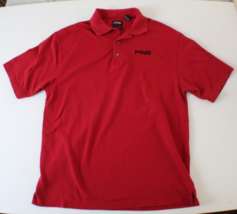Ping Collection Mens Polo Shirt Size L Embroidered Logo - $18.70