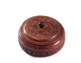 Sheesham Wooden Dry Fruit Box | Hand Carved | Ideal for Gifting | Multip... - £31.14 GBP