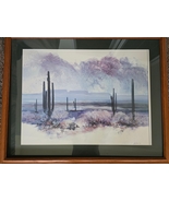 Art Adin Shade Print Watercolor 30x37  in Oak Frame - £189.63 GBP