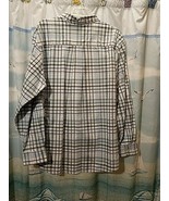 St. John's Bay Super Soft Poplin Shirt Evrgrn Multi Plaid  NWT X-large... - $17.82