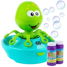 Octopus Bubble Maker Machine With Bubbles Solutions Bubble Blowing For F... - $31.99