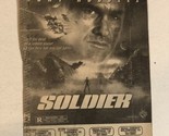 Soldier Vintage Movie Print Ad Kurt Russell TPA10 - $5.93