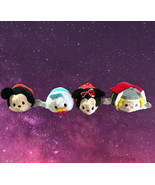 Tsum Tsum Mini Plush Disney Marvel Lot Of 4 Beanie Soft Toys Gifts Chris... - £11.58 GBP