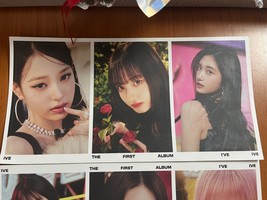 WONYOUNG LIZ LEESEO IVE Official PHOTO STICKER &#39;I&#39;VE IVE&#39; Kpop Authentic... - $54.94 MXN