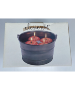 Elements Fall pumpkin Centerpiece 4 floating candles in bucket - $29.99