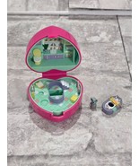 Polly Pocket Bluebird 1991 VTG Bathtime Fun Ring Micro Playset Heart Com... - $54.60 CAD
