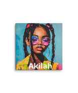 Contemporary Modern day Art AI Pop of Color &quot;Akilah&quot; by RFW - $34.99+
