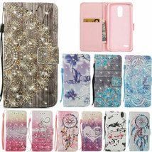 For LG Stylo 3/ Stylus 3/ LS777 Diamond Leather Pattern Wallet Case Stand Cover  - $57.36