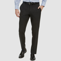 $125 Izod Men&#39;s Black Classic-Fit Stretch Pindot Suit Trousers Pants 36W... - $28.66