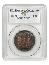 1899-O 50c PCGS MS65 ex: D.L. Hansen - £7,801.32 GBP