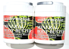2 Pack Dead Sea Collection Watermelon Mineral Body Butter Moisturizes 16.9oz - £20.53 GBP
