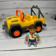 Go Diego Go Talking Rescue Jeep &amp; Diego Figure Toy Set Mattel Tested See... - £10.66 GBP