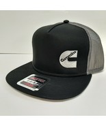 Cummins Flat Bill OTTO Embroidered Baseball Cap Hat Black Trucker Mesh Snap - $26.88 CAD