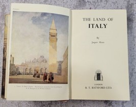 The Land Of Italy 3rd Edition 1953 Colored B&amp;W Plates Jasper More - £14.74 GBP