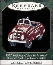 Kiddie Car Lux. - 1937 Steelcraft Airflow 1999 Hallmark Ornament QXM4477 - £3.04 GBP