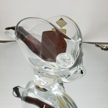 Vannes Le Chatel Art Glass Fish MCM Cigar Holder Pipe Rest Ashtray Candy... - £68.33 GBP