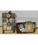 Junk Journal Ephemera Money Envelope File Coffee Dyed Paper Tags Vintage... - $22.00