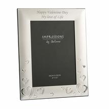 Juliana Two-tone Silverplated Hearts Photo Frame 4&quot; x 6&quot; - £7.48 GBP