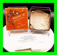 Rare Original Model B Pocket Watch Original Box And Paperwork Box Only - $39.59