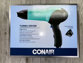Conair 1875W Turbo Styler Hair Dryer Teal - $11.37