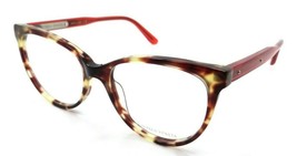 Bottega Veneta Eyeglasses Frames BV0025O 003 53-17-140 Honey Havana / Re... - $109.37