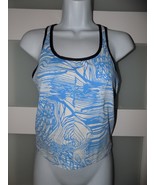 REEBOK HYDRA MOVE LIGHT BLUE RACERBACK BRA TANK BLACK SIZE M WOMEN&#39;S - $22.39 CAD