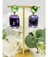Bling Crystal Drop Earrings Rhinestone Dangling Earring Ear Studs Womens... - £12.38 GBP