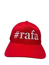 # rafa Red Mens Flex Fit Strap Back Hat Adjustable Port Authority - £12.01 GBP
