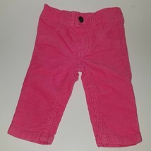 Carter's Solid Pink Corduroy Pants Baby Girl 3 Months Infant - $9.85