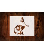 Detailed Bunny Rabbit Custom Stencil, Reusable &amp; Sturdy, 11&quot; x 8.5&quot; for ... - $21.43 CAD