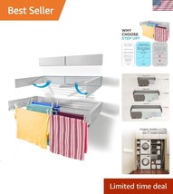 Retractable Laundry Drying Rack with 20 Feet Line - Indoor/Outdoor Solution - $1,656.12 MXN